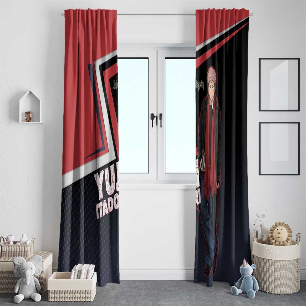 Yuji Itadori Window Curtain Casual Anime Hero Style