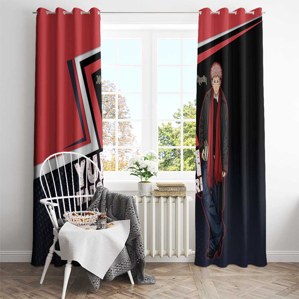 Yuji Itadori Window Curtain Casual Anime Hero Style