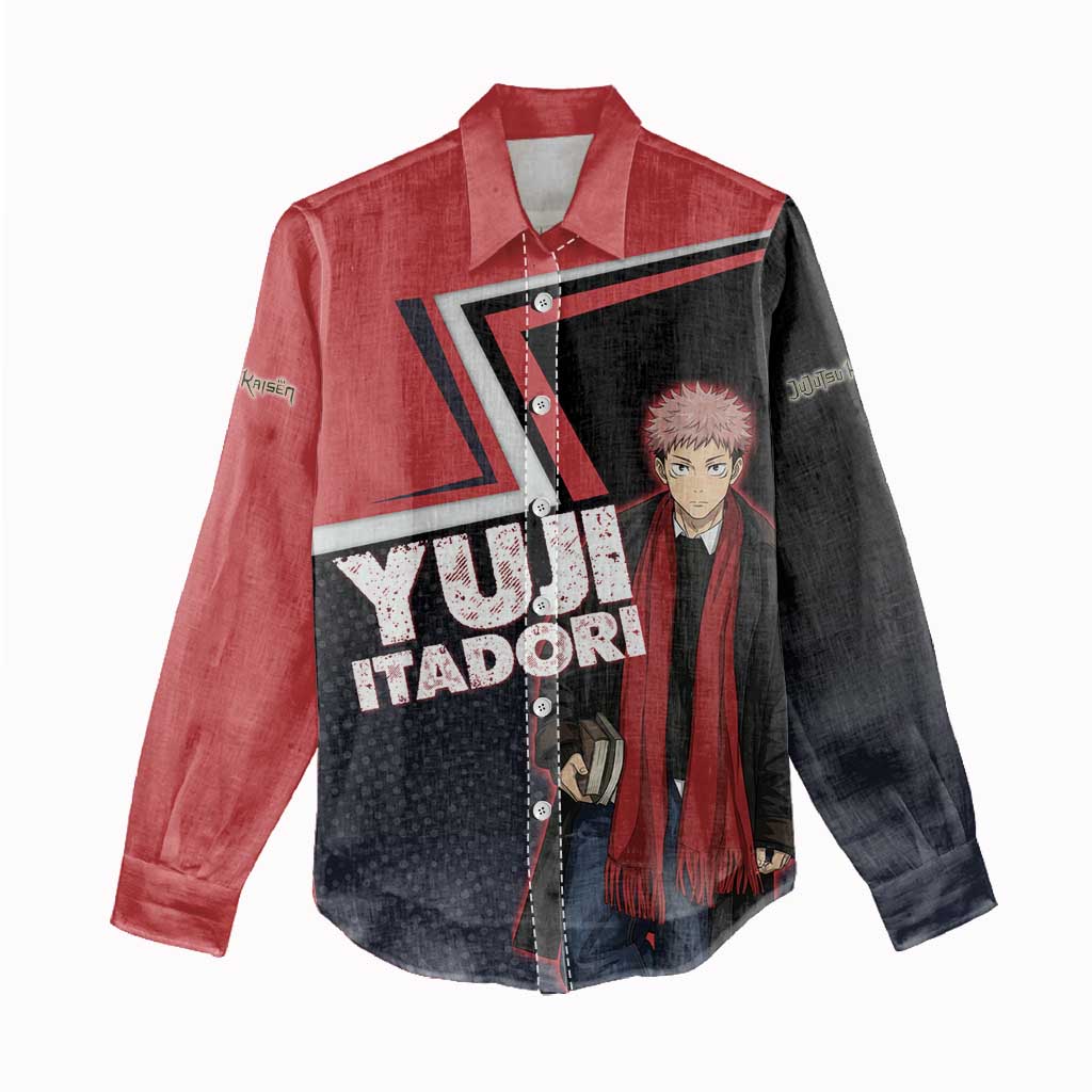 Yuji Itadori Women Casual Shirt Casual Anime Hero Style