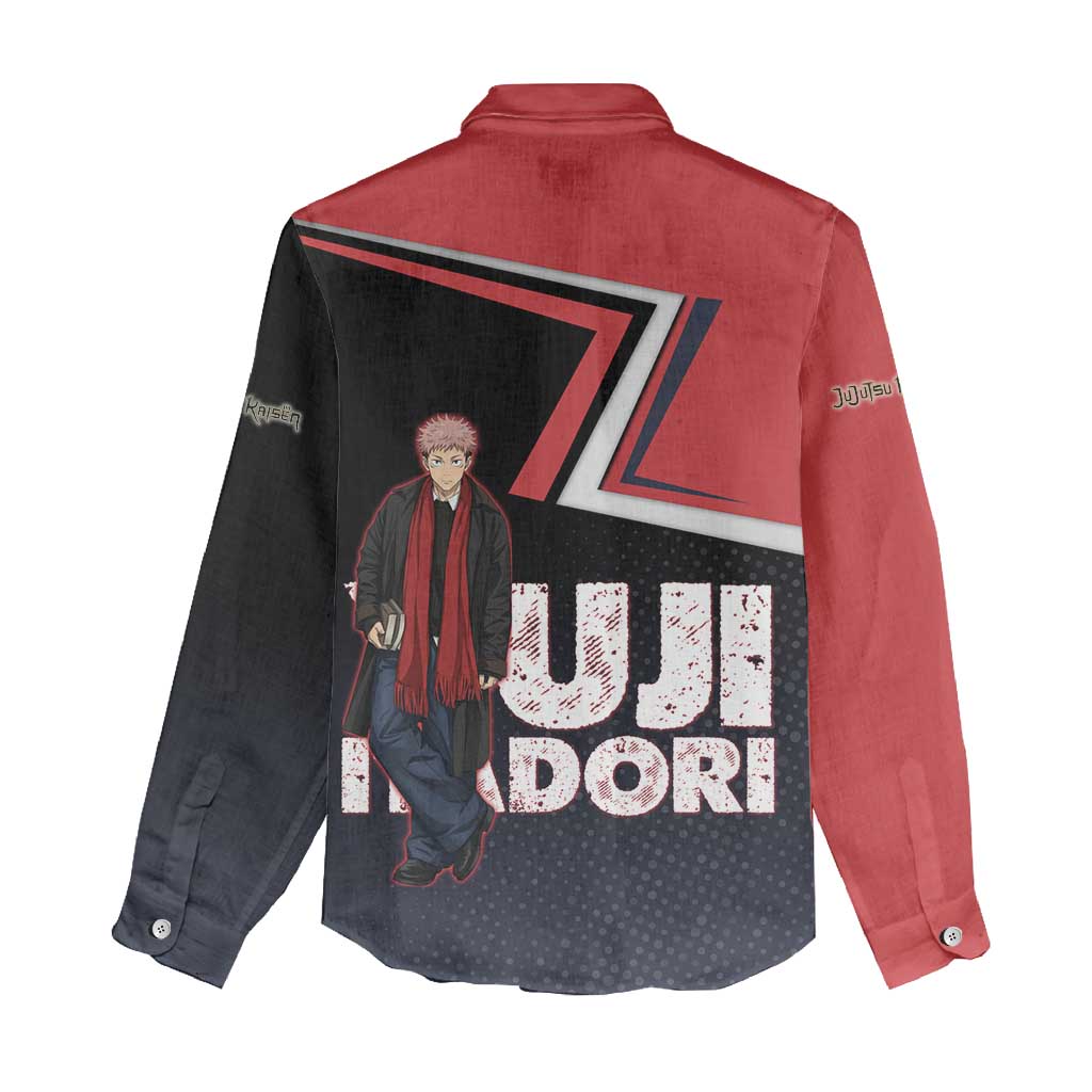 Yuji Itadori Women Casual Shirt Casual Anime Hero Style