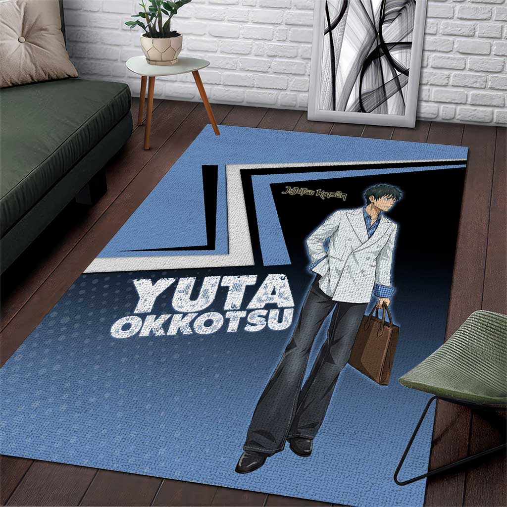 Yuta Okkotsu Area Rug Jujutsu Kaisen Street Style Art
