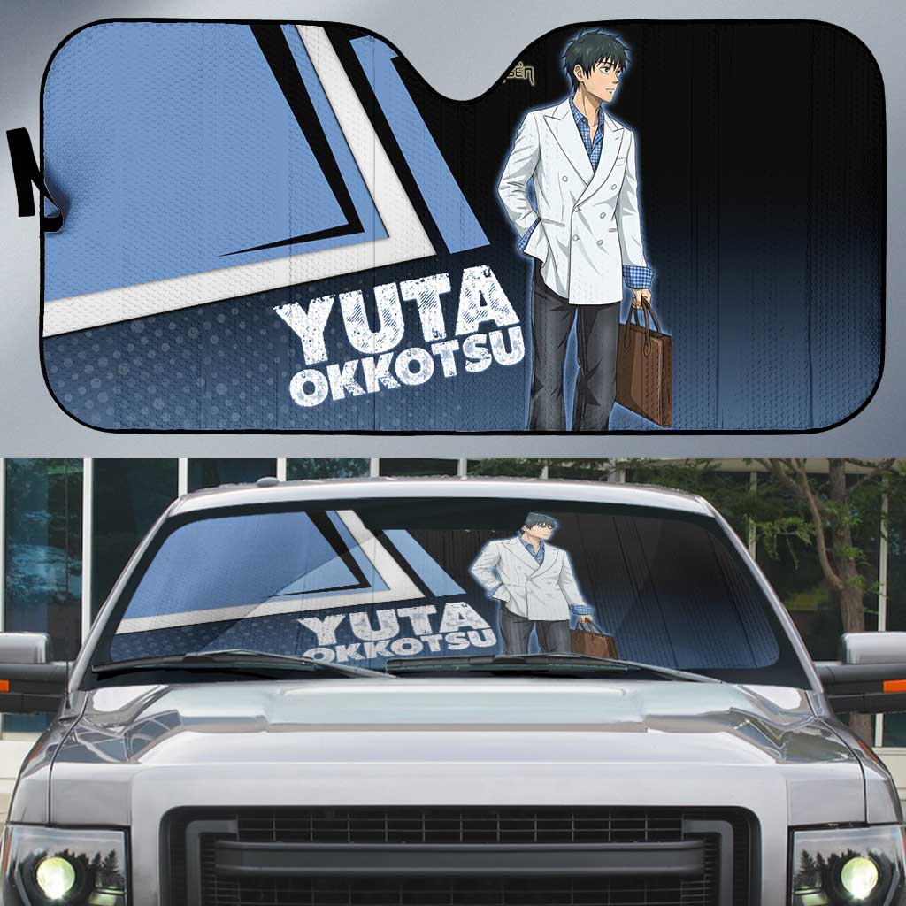 Yuta Okkotsu Auto Sun Shade Jujutsu Kaisen Street Style Art
