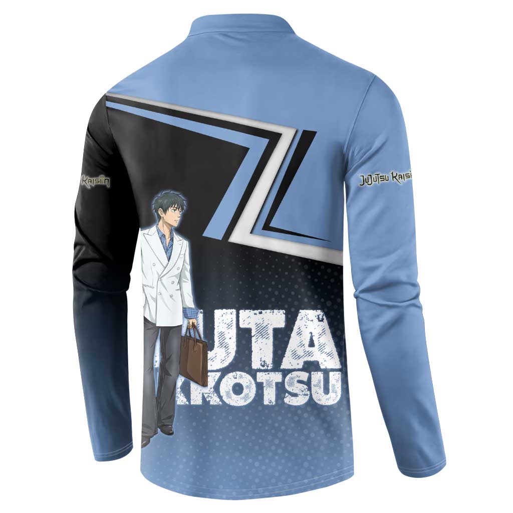 Yuta Okkotsu Button Sweatshirt Jujutsu Kaisen Street Style Art