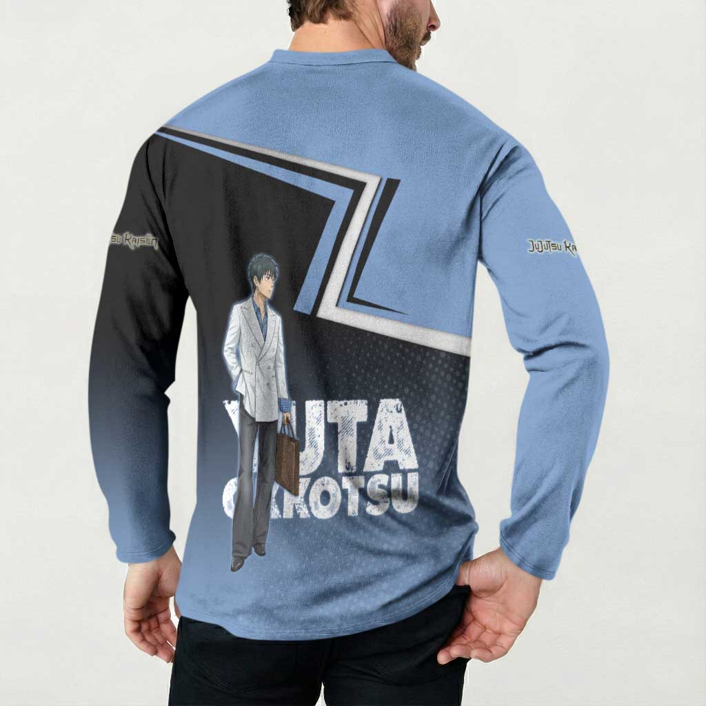 Yuta Okkotsu Button Sweatshirt Jujutsu Kaisen Street Style Art