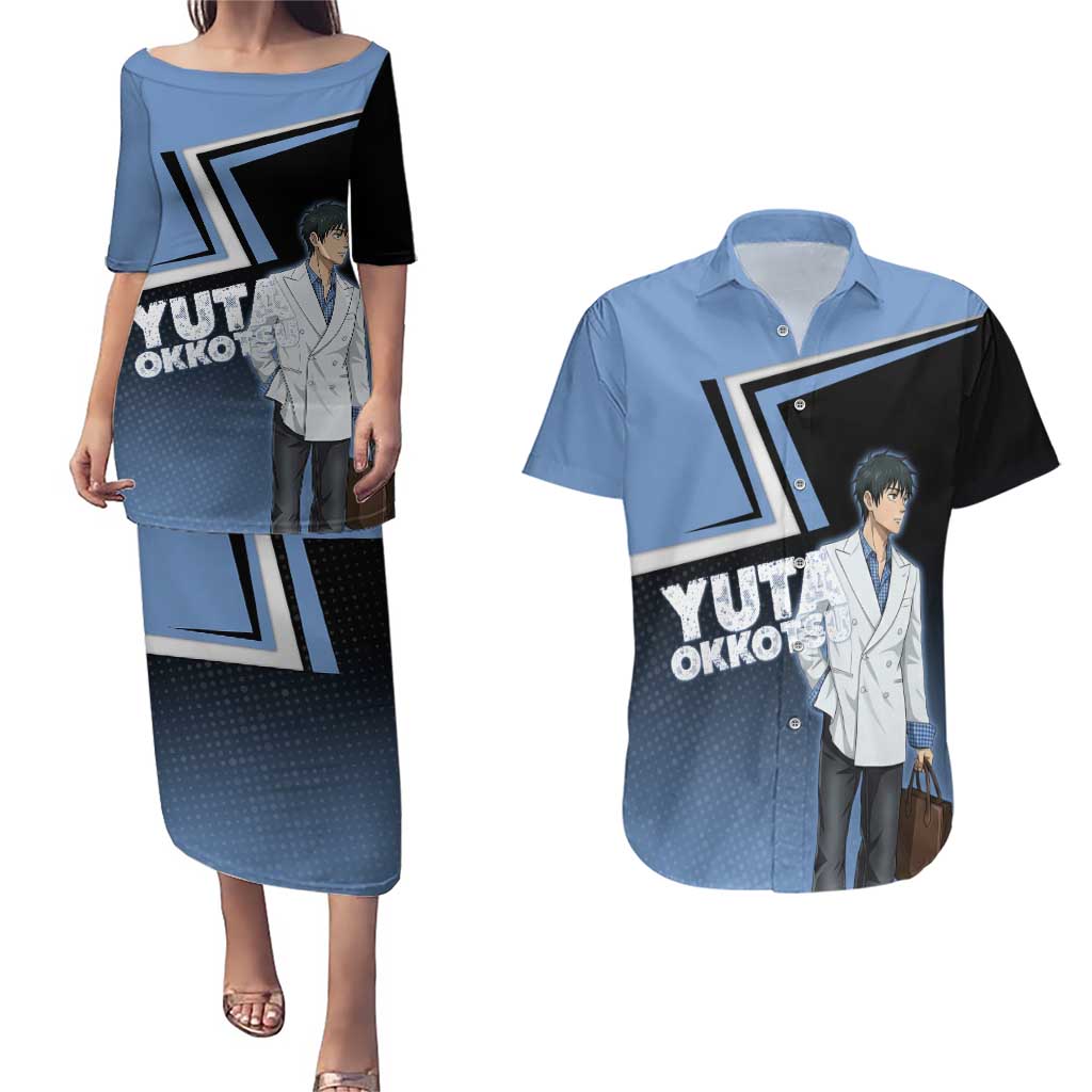 Yuta Okkotsu Couples Matching Puletasi and Hawaiian Shirt Jujutsu Kaisen Street Style Art