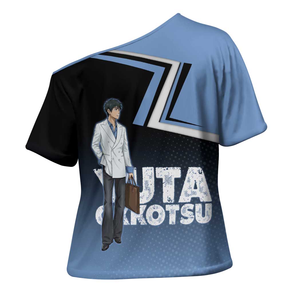 Yuta Okkotsu Cross Shoulder Shirt Jujutsu Kaisen Street Style Art
