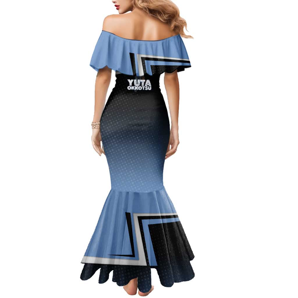Yuta Okkotsu Family Matching Mermaid Dress and Hawaiian Shirt Jujutsu Kaisen Street Style Art