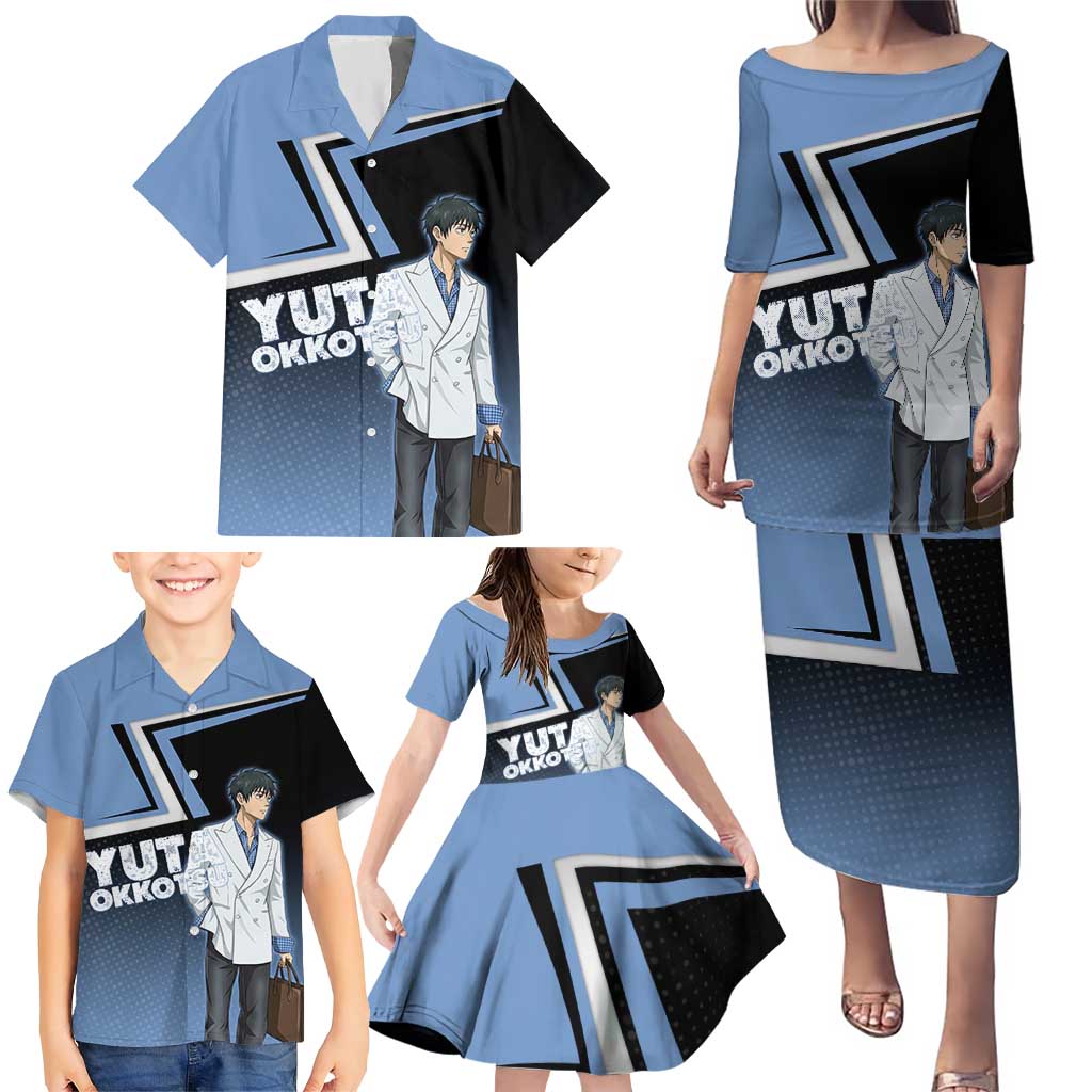 Yuta Okkotsu Family Matching Puletasi and Hawaiian Shirt Jujutsu Kaisen Street Style Art