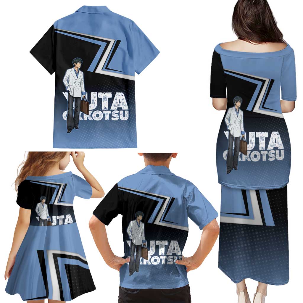 Yuta Okkotsu Family Matching Puletasi and Hawaiian Shirt Jujutsu Kaisen Street Style Art