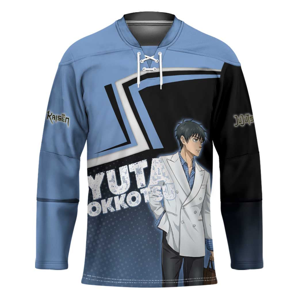 Yuta Okkotsu Hockey Jersey Jujutsu Kaisen Street Style Art