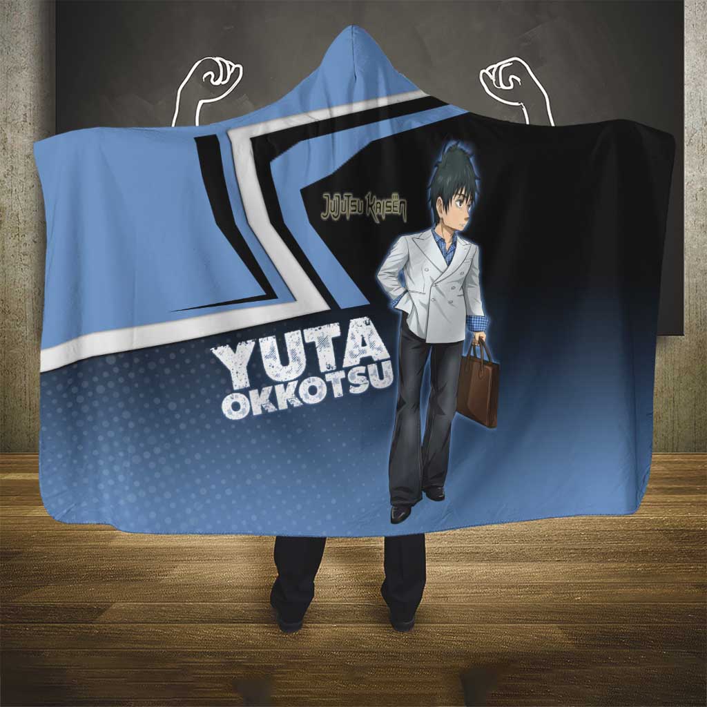 Yuta Okkotsu Hooded Blanket Jujutsu Kaisen Street Style Art