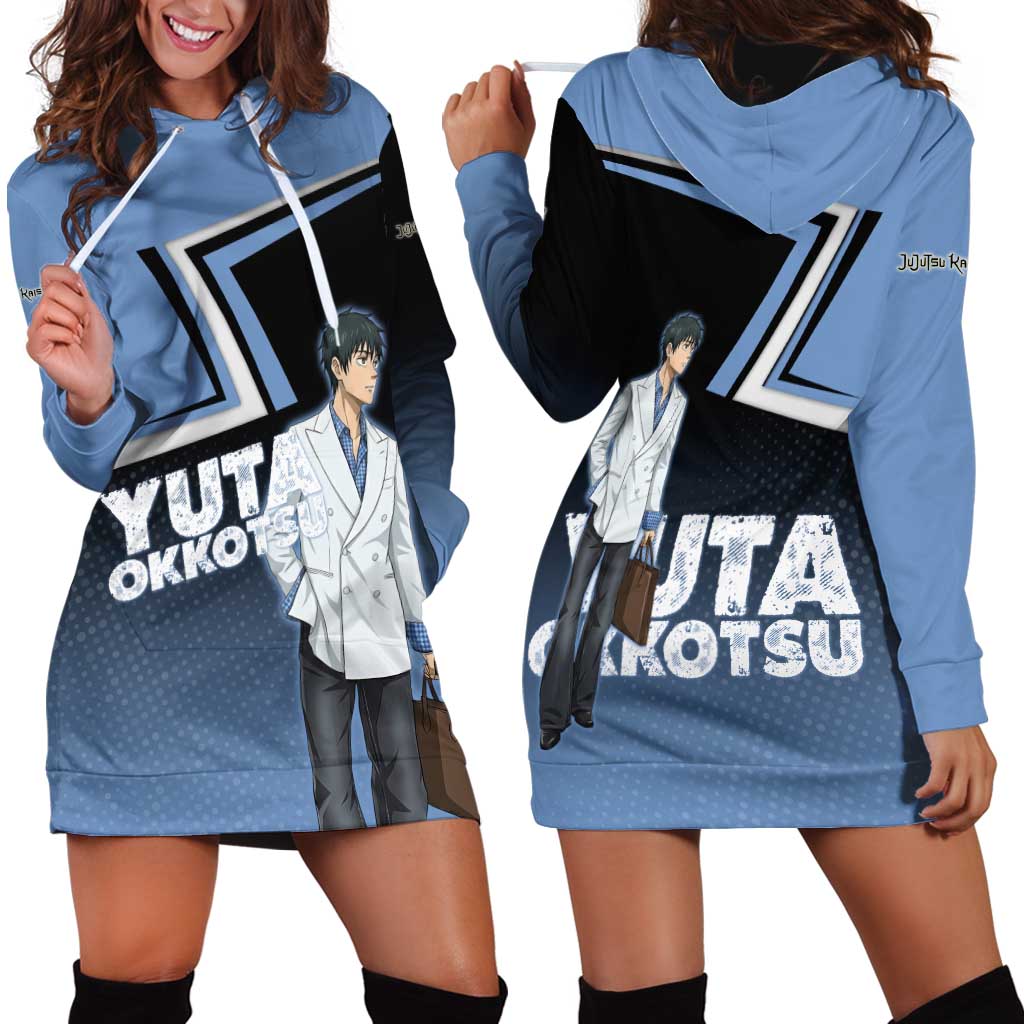 Yuta Okkotsu Hoodie Dress Jujutsu Kaisen Street Style Art