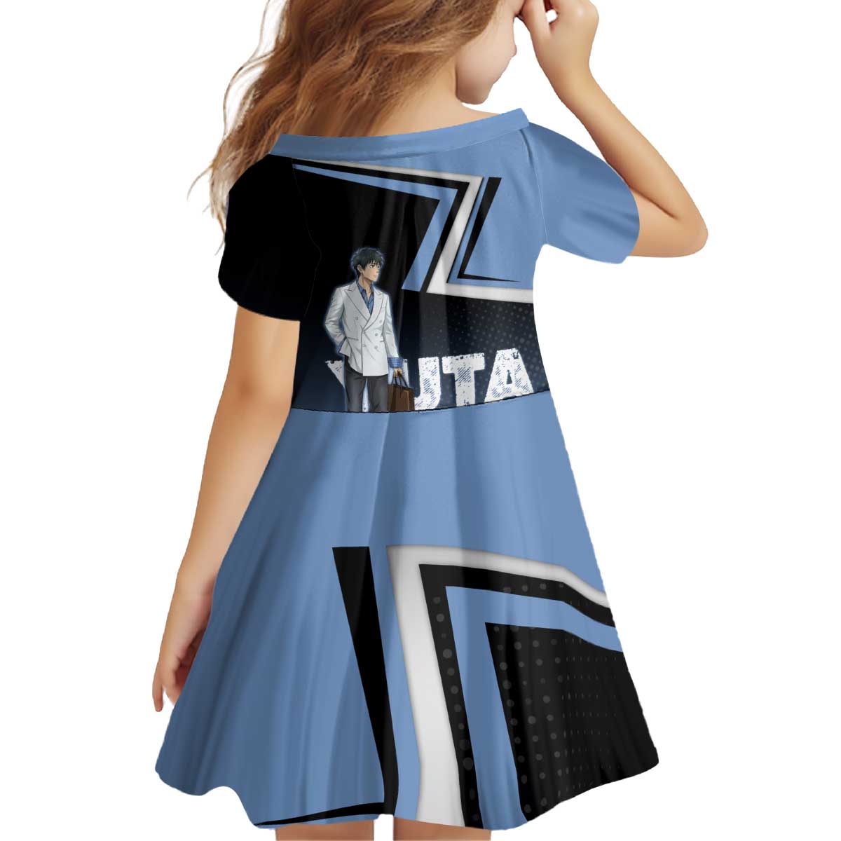 Yuta Okkotsu Kid Short Sleeve Dress Jujutsu Kaisen Street Style Art