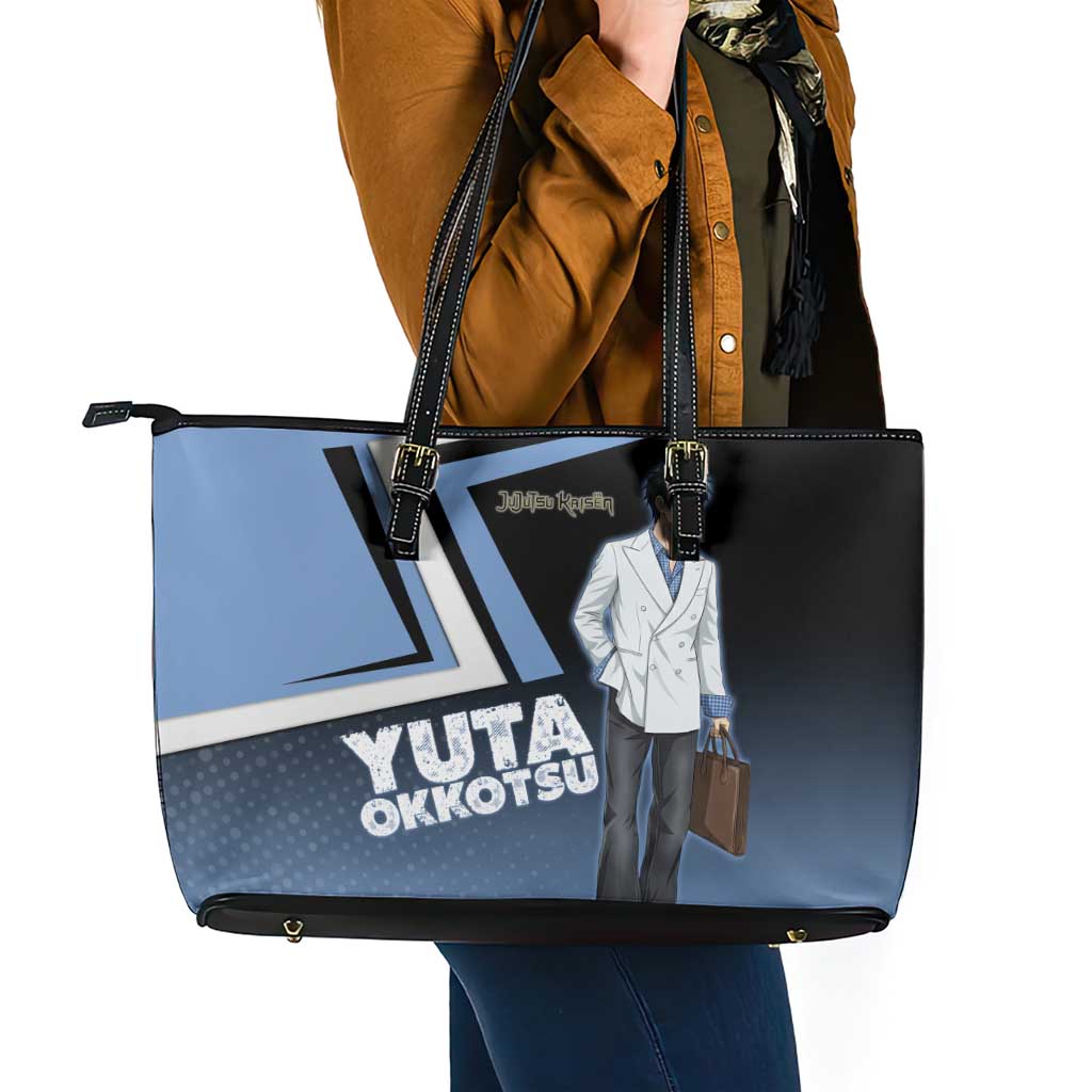 Yuta Okkotsu Leather Tote Bag Jujutsu Kaisen Street Style Art