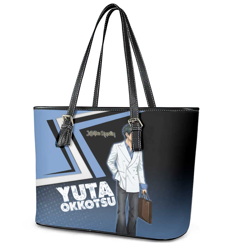 Yuta Okkotsu Leather Tote Bag Jujutsu Kaisen Street Style Art