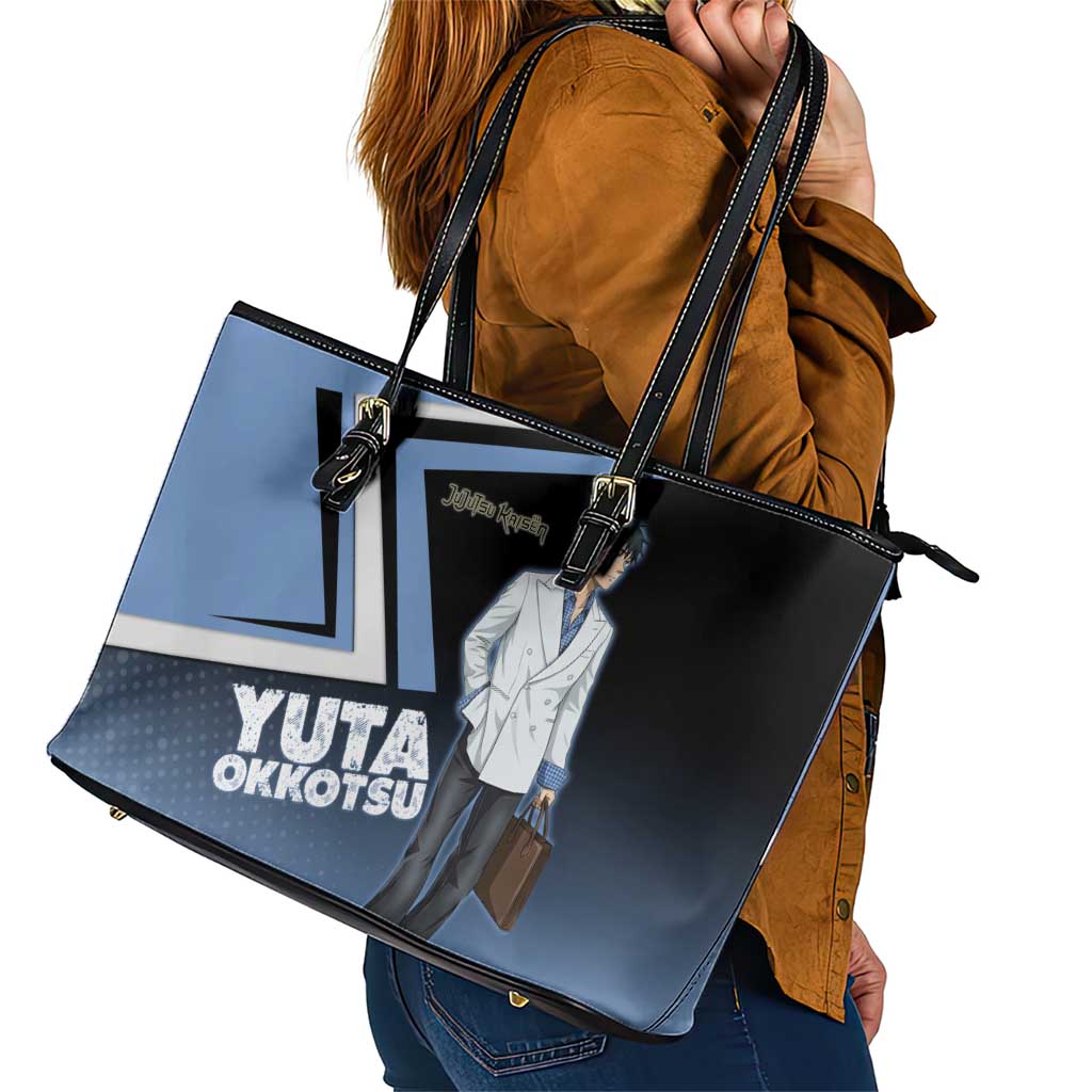 Yuta Okkotsu Leather Tote Bag Jujutsu Kaisen Street Style Art