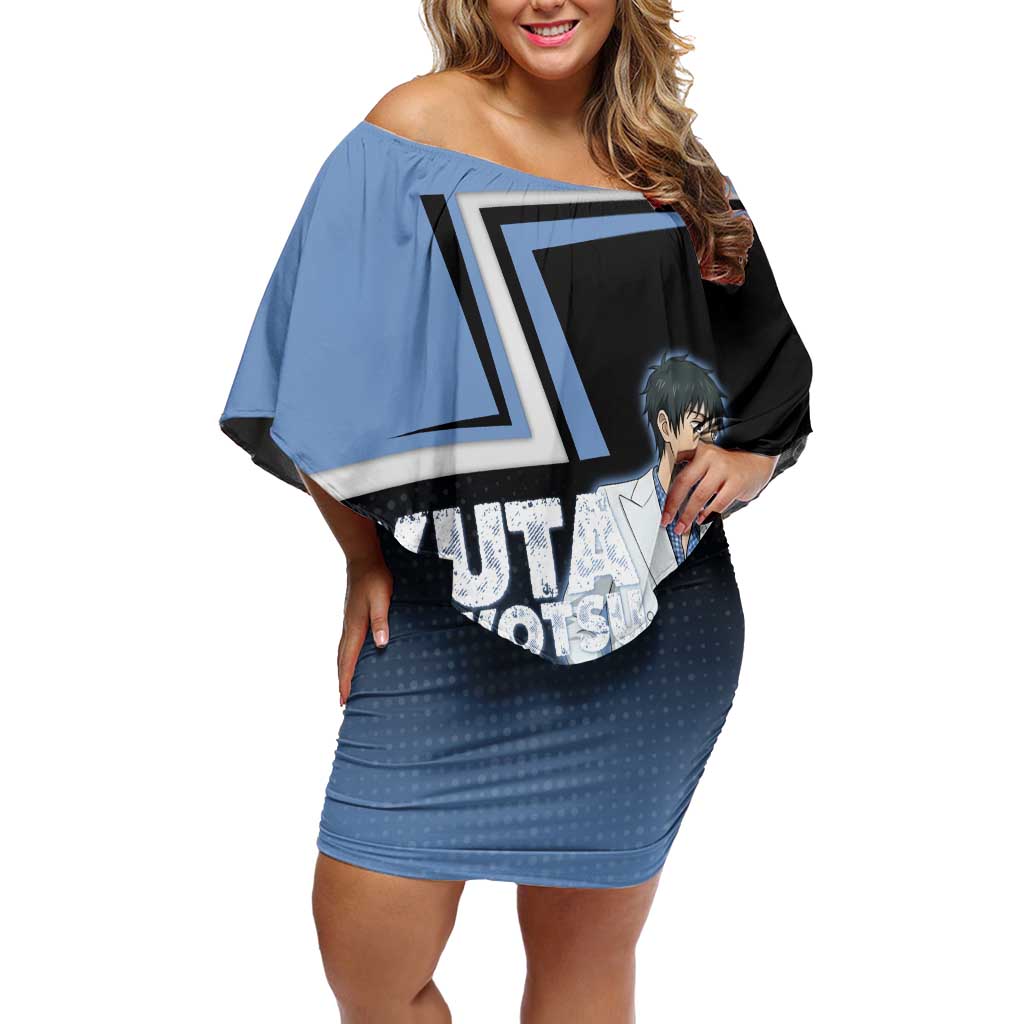 Yuta Okkotsu Off Shoulder Short Dress Jujutsu Kaisen Street Style Art