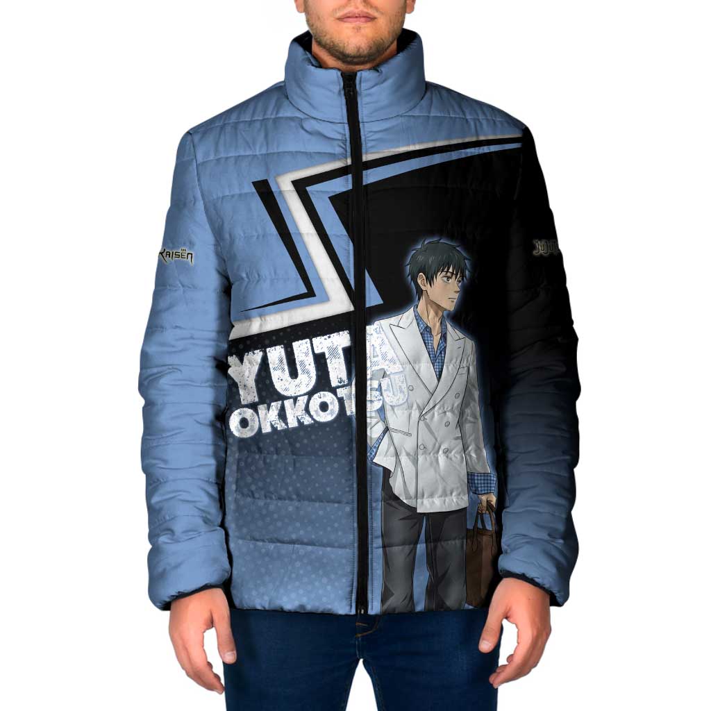 Yuta Okkotsu Padded Jacket Jujutsu Kaisen Street Style Art