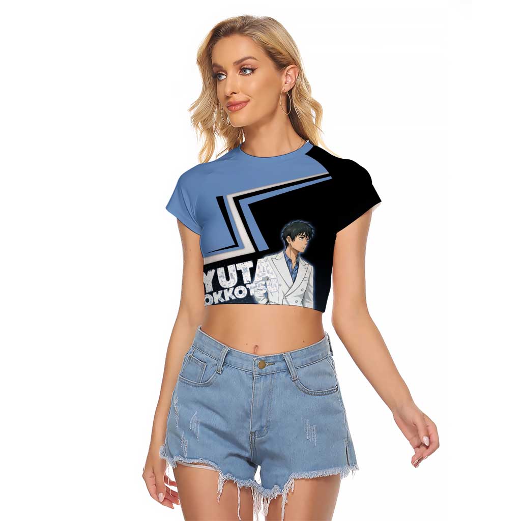 Yuta Okkotsu Raglan Cropped T Shirt Jujutsu Kaisen Street Style Art