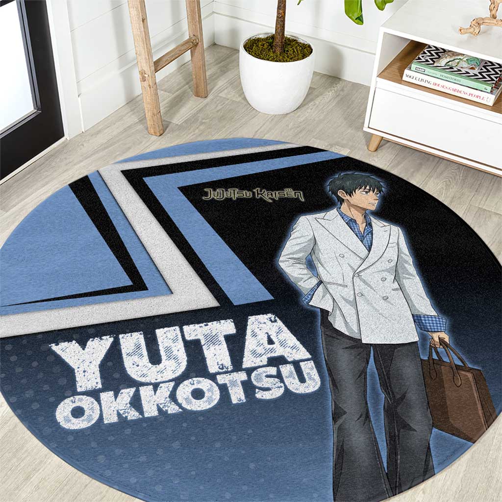 Yuta Okkotsu Round Carpet Jujutsu Kaisen Street Style Art
