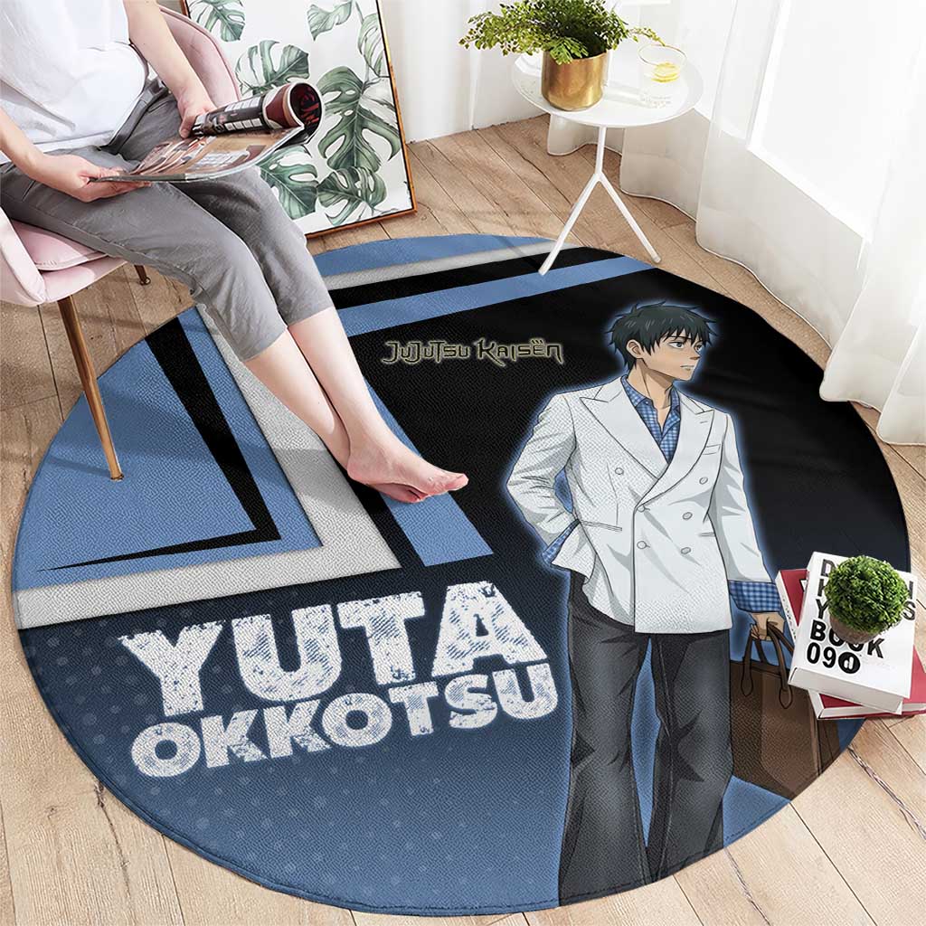 Yuta Okkotsu Round Carpet Jujutsu Kaisen Street Style Art