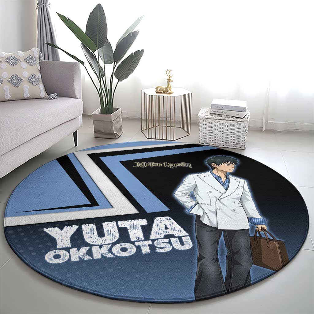 Yuta Okkotsu Round Carpet Jujutsu Kaisen Street Style Art