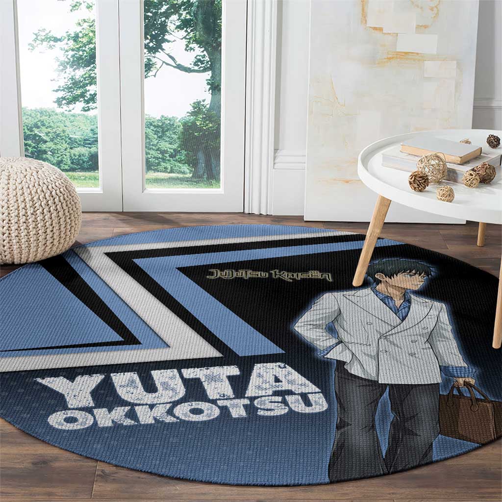 Yuta Okkotsu Round Carpet Jujutsu Kaisen Street Style Art