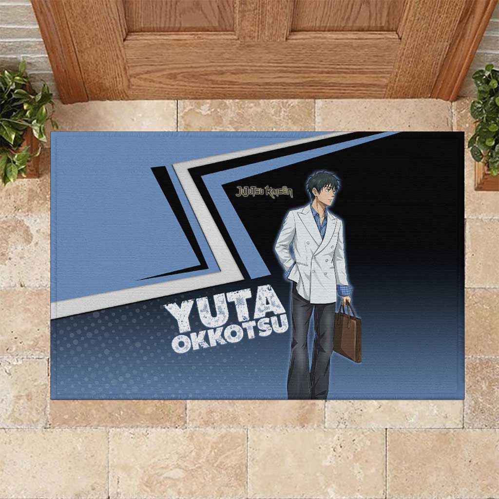 Yuta Okkotsu Rubber Doormat Jujutsu Kaisen Street Style Art