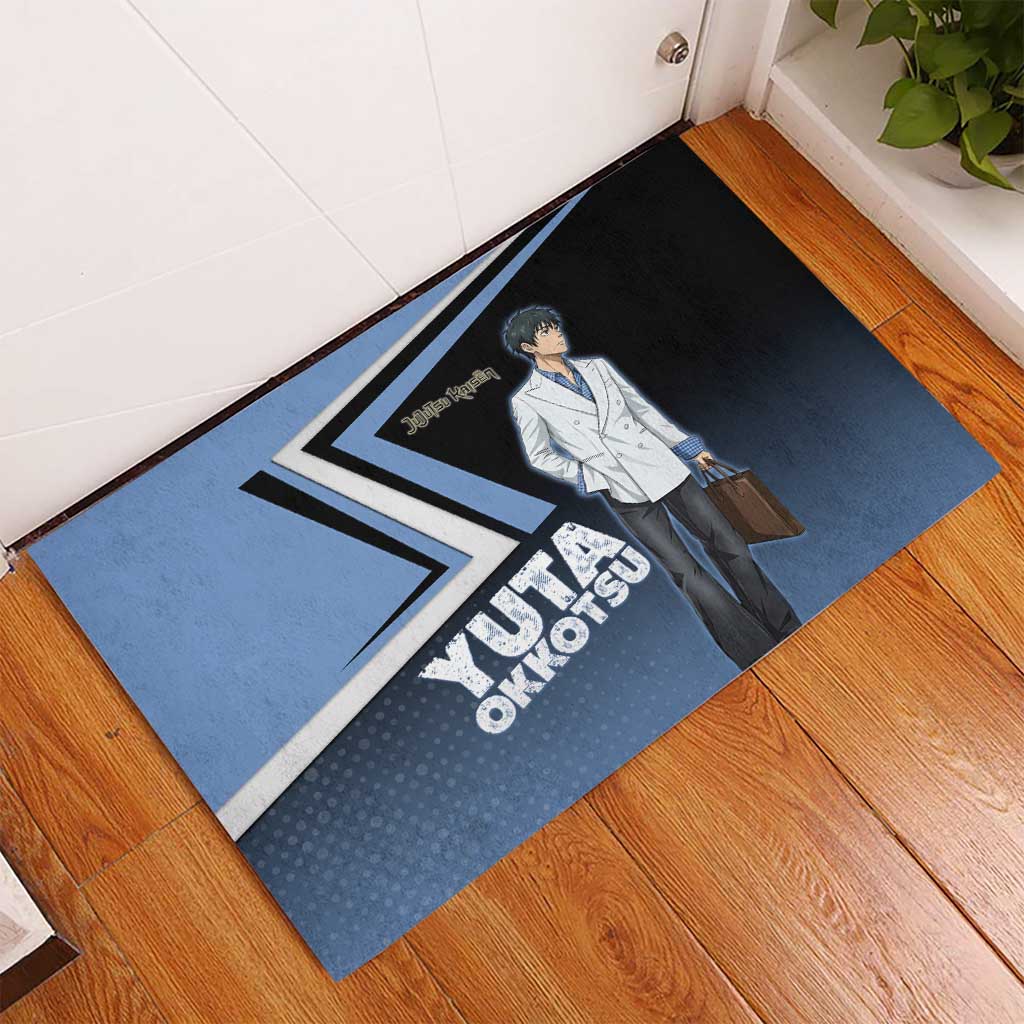 Yuta Okkotsu Rubber Doormat Jujutsu Kaisen Street Style Art