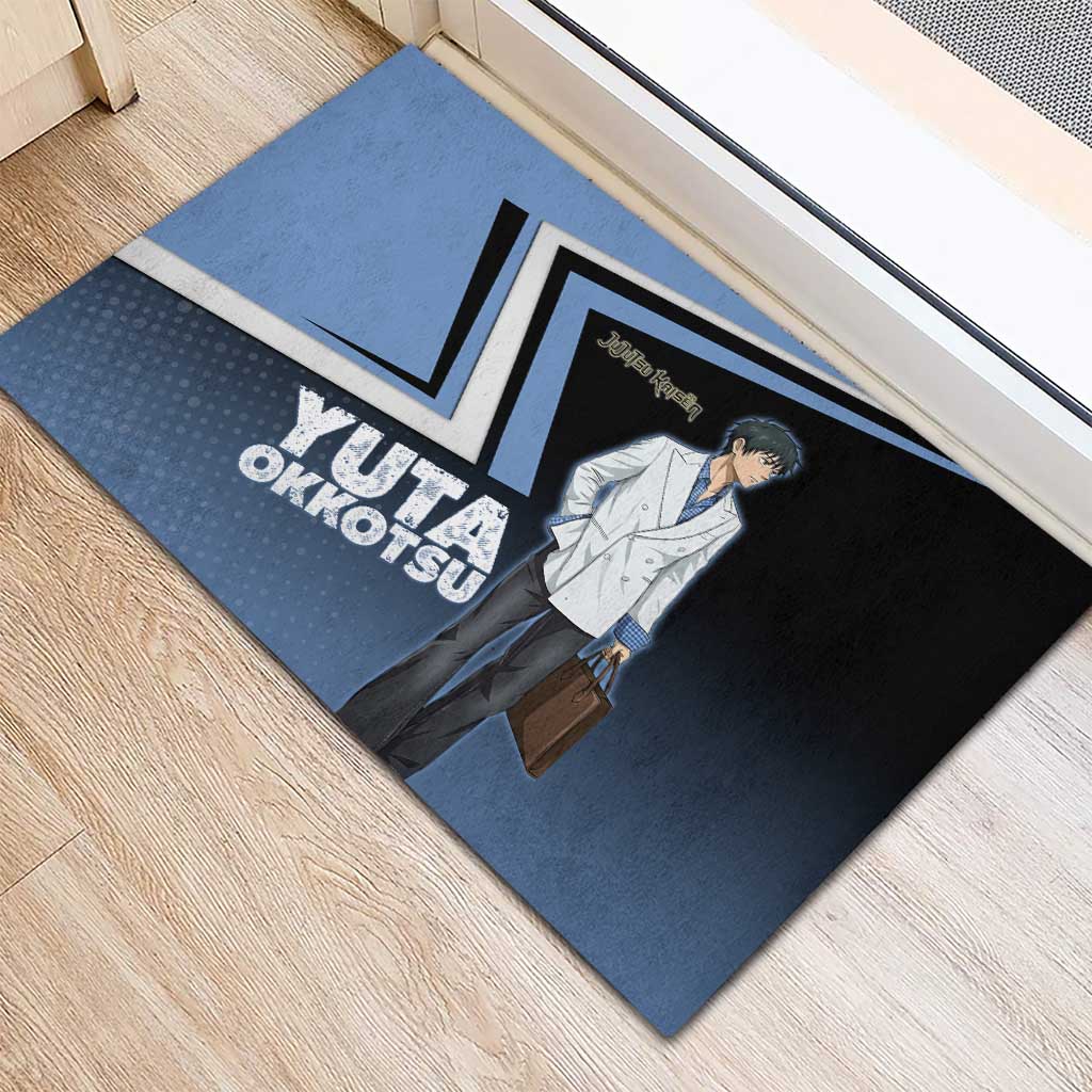 Yuta Okkotsu Rubber Doormat Jujutsu Kaisen Street Style Art