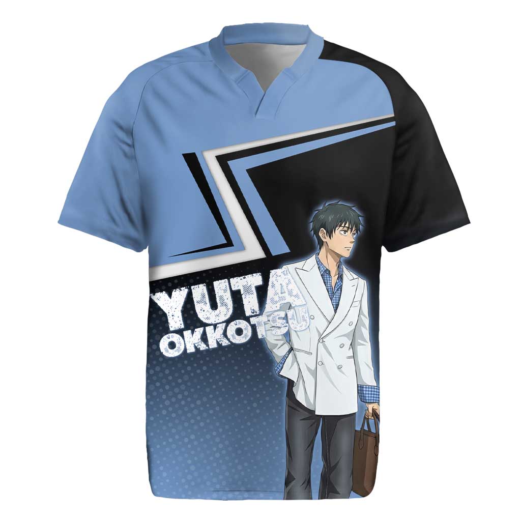 Yuta Okkotsu Rugby Jersey Jujutsu Kaisen Street Style Art