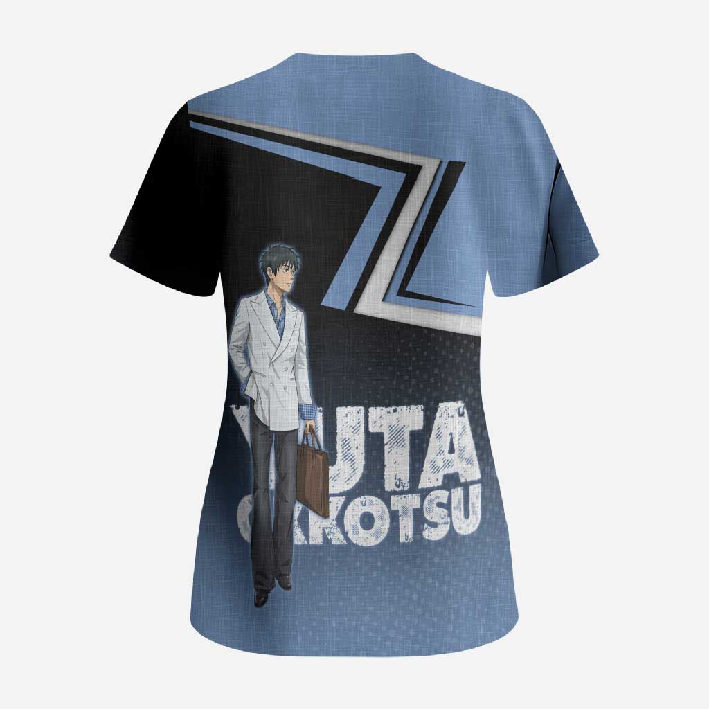 Yuta Okkotsu Scrub Top Jujutsu Kaisen Street Style Art