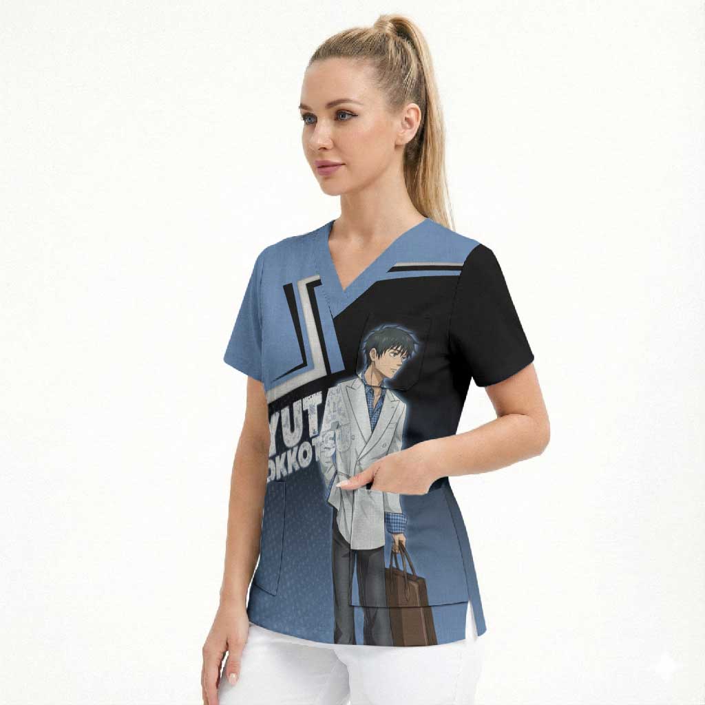 Yuta Okkotsu Scrub Top Jujutsu Kaisen Street Style Art