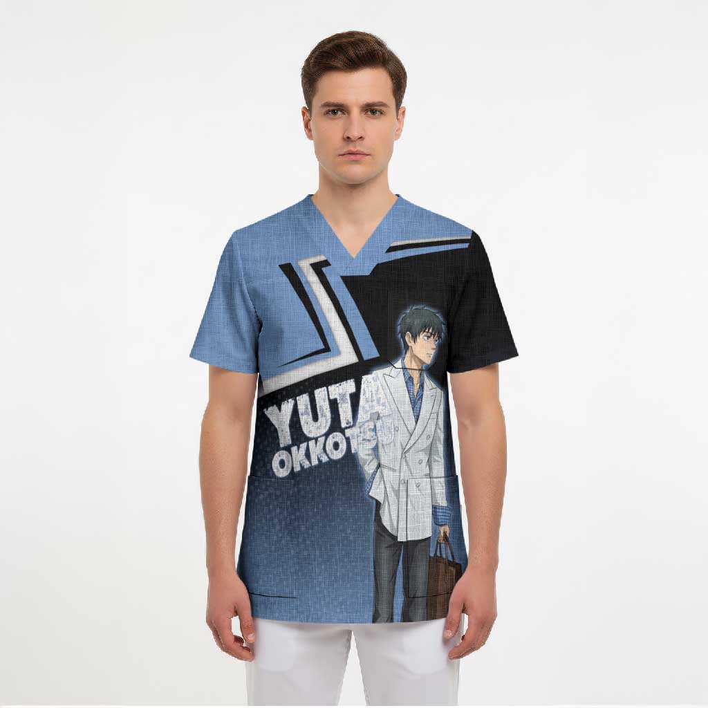 Yuta Okkotsu Scrub Top Jujutsu Kaisen Street Style Art