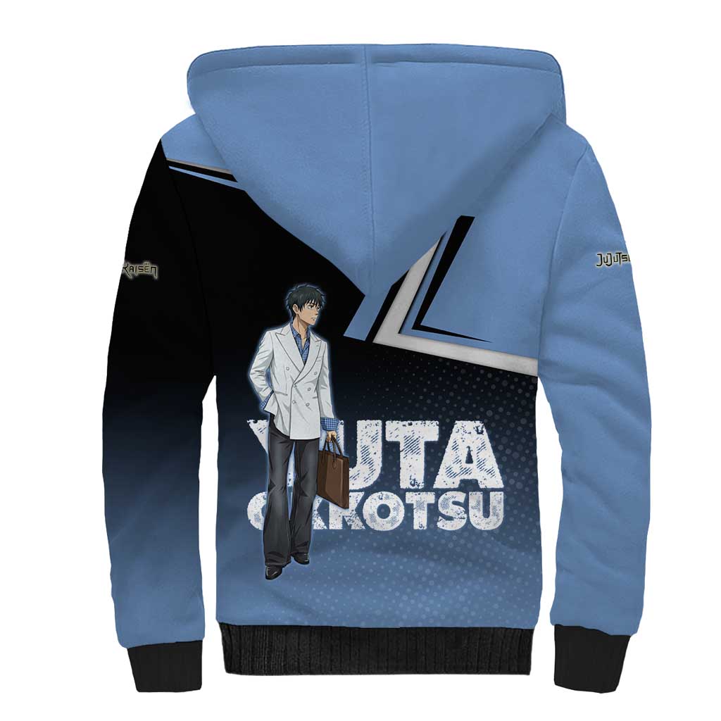 Yuta Okkotsu Sherpa Hoodie Jujutsu Kaisen Street Style Art
