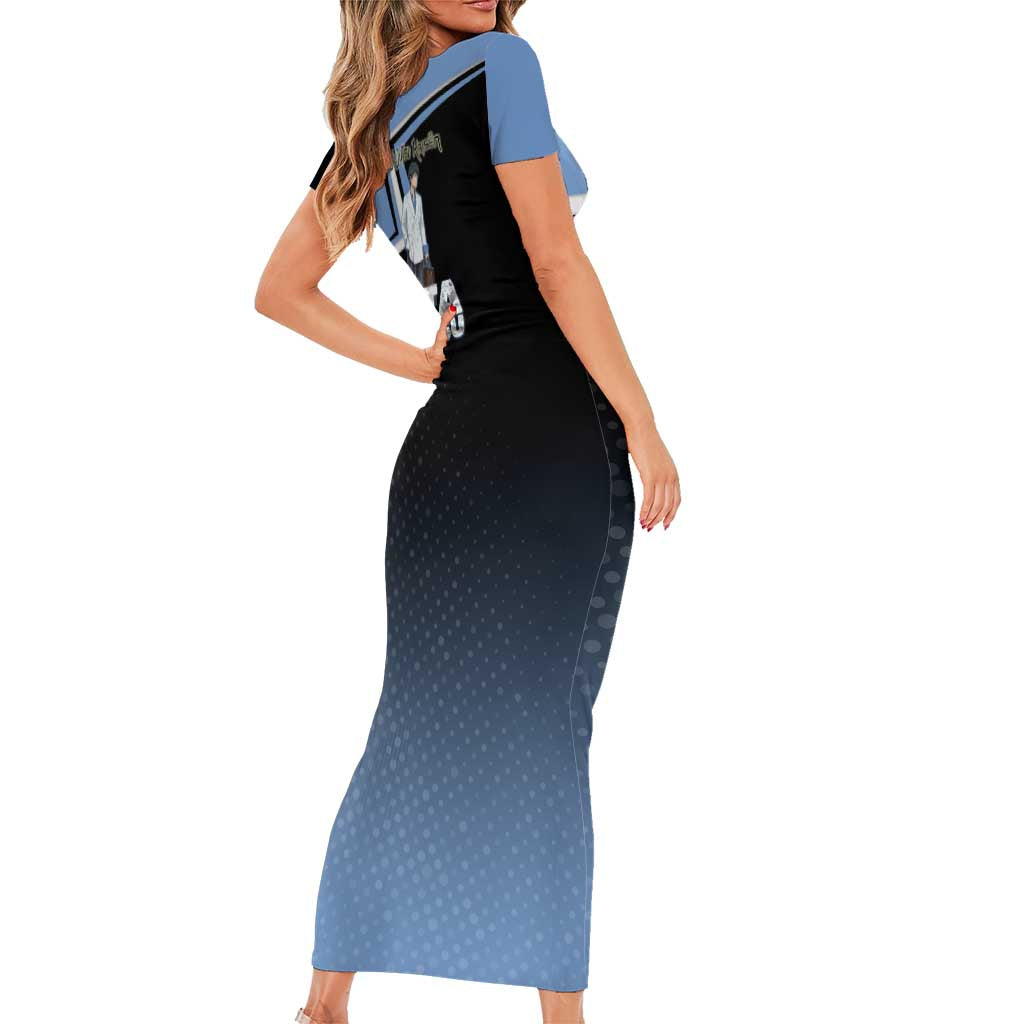 Yuta Okkotsu Short Sleeve Bodycon Dress Jujutsu Kaisen Street Style Art