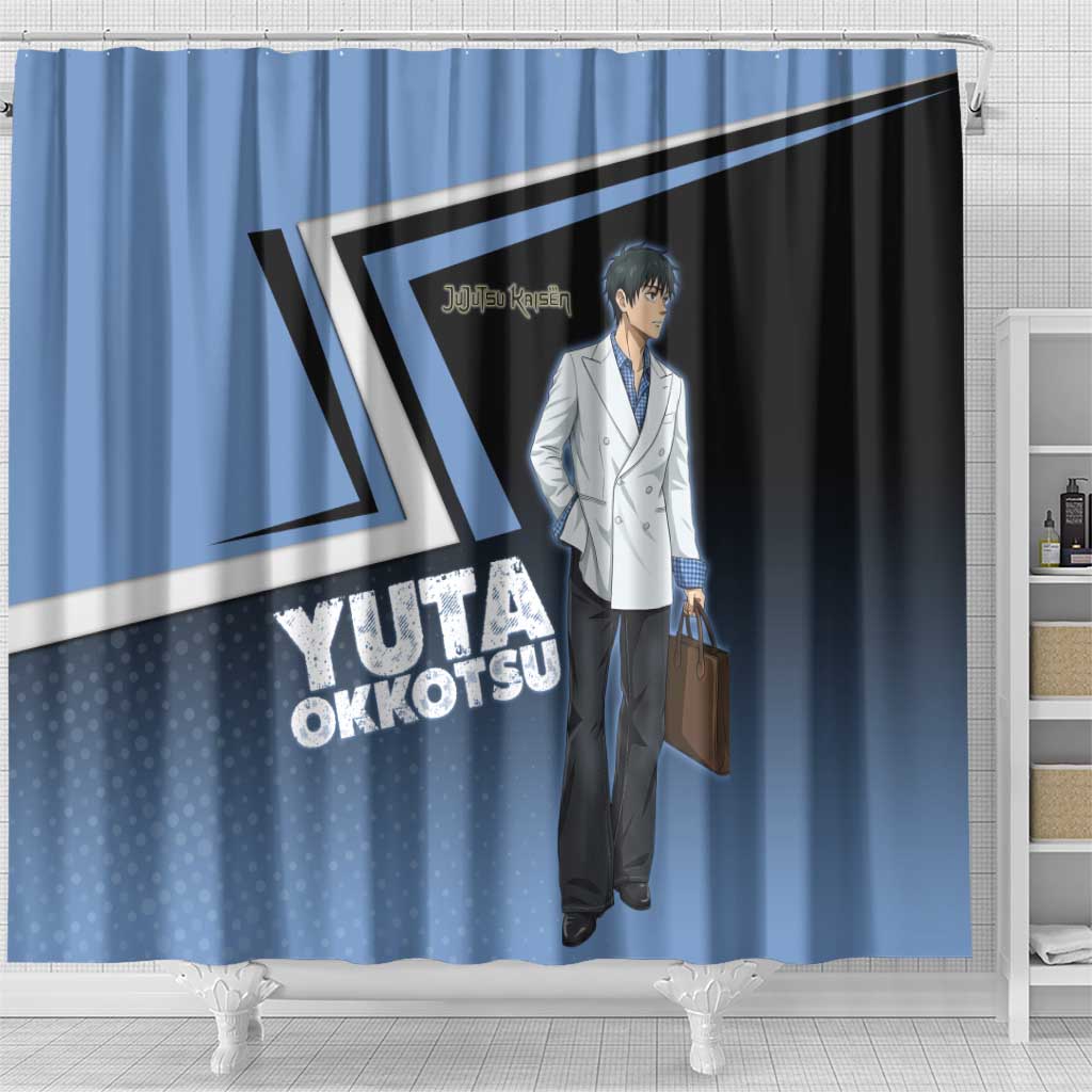 Yuta Okkotsu Shower Curtain Jujutsu Kaisen Street Style Art