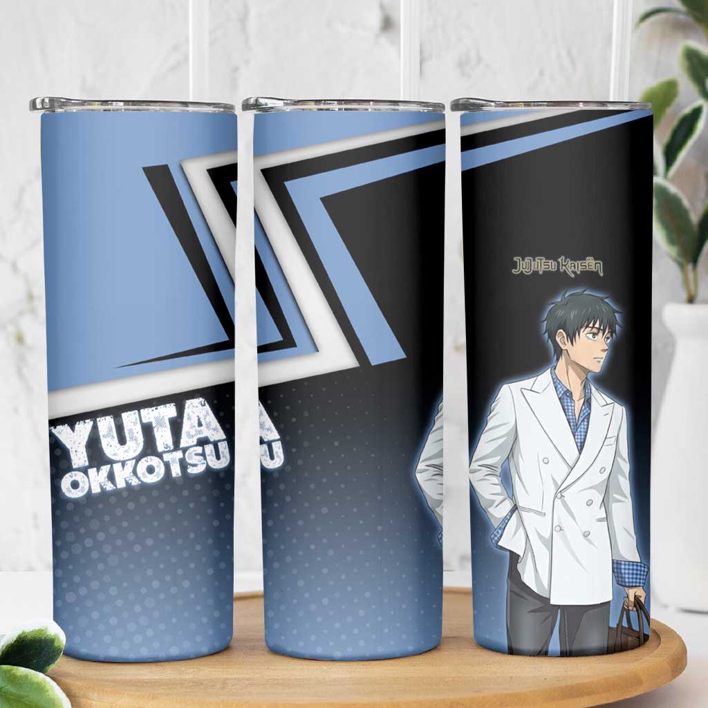Yuta Okkotsu Skinny Tumbler Jujutsu Kaisen Street Style Art