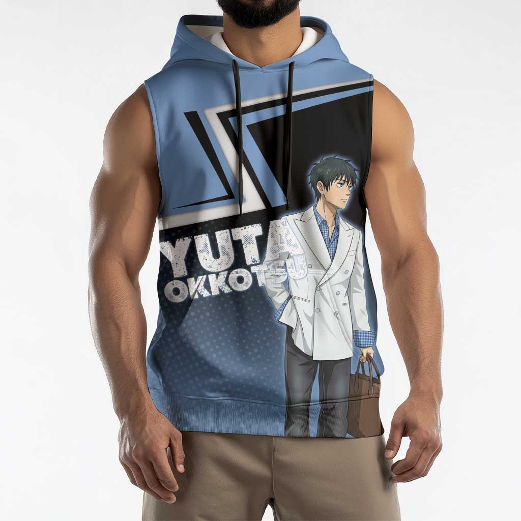 Yuta Okkotsu Sleeveless Hoodie Jujutsu Kaisen Street Style Art