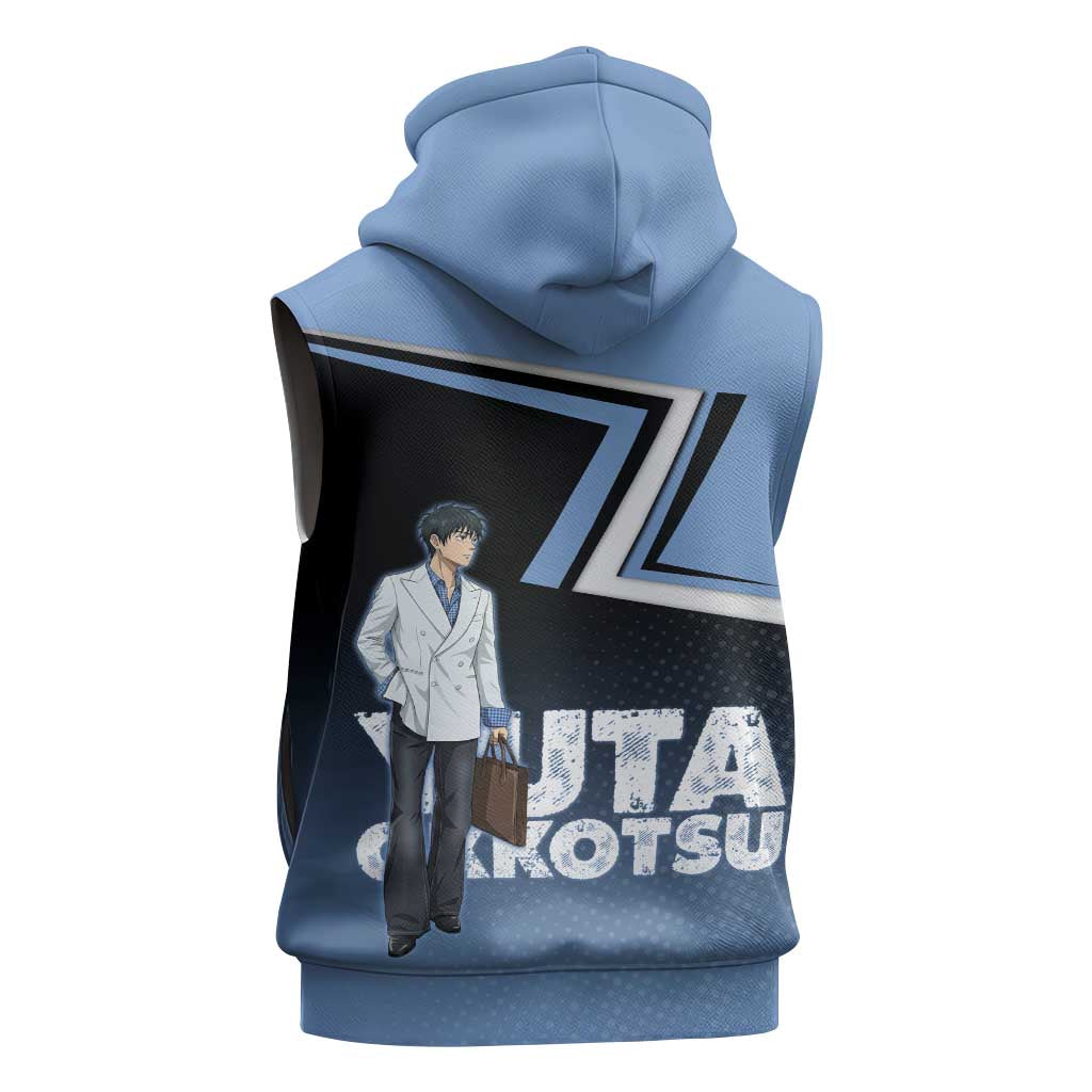 Yuta Okkotsu Sleeveless Zip Hoodie Jujutsu Kaisen Street Style Art