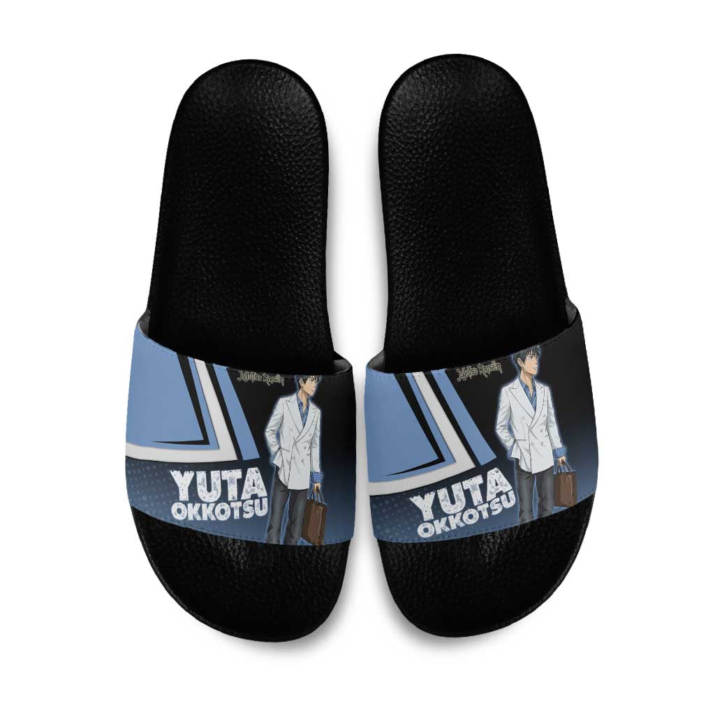Yuta Okkotsu Slide Sandals Jujutsu Kaisen Street Style Art