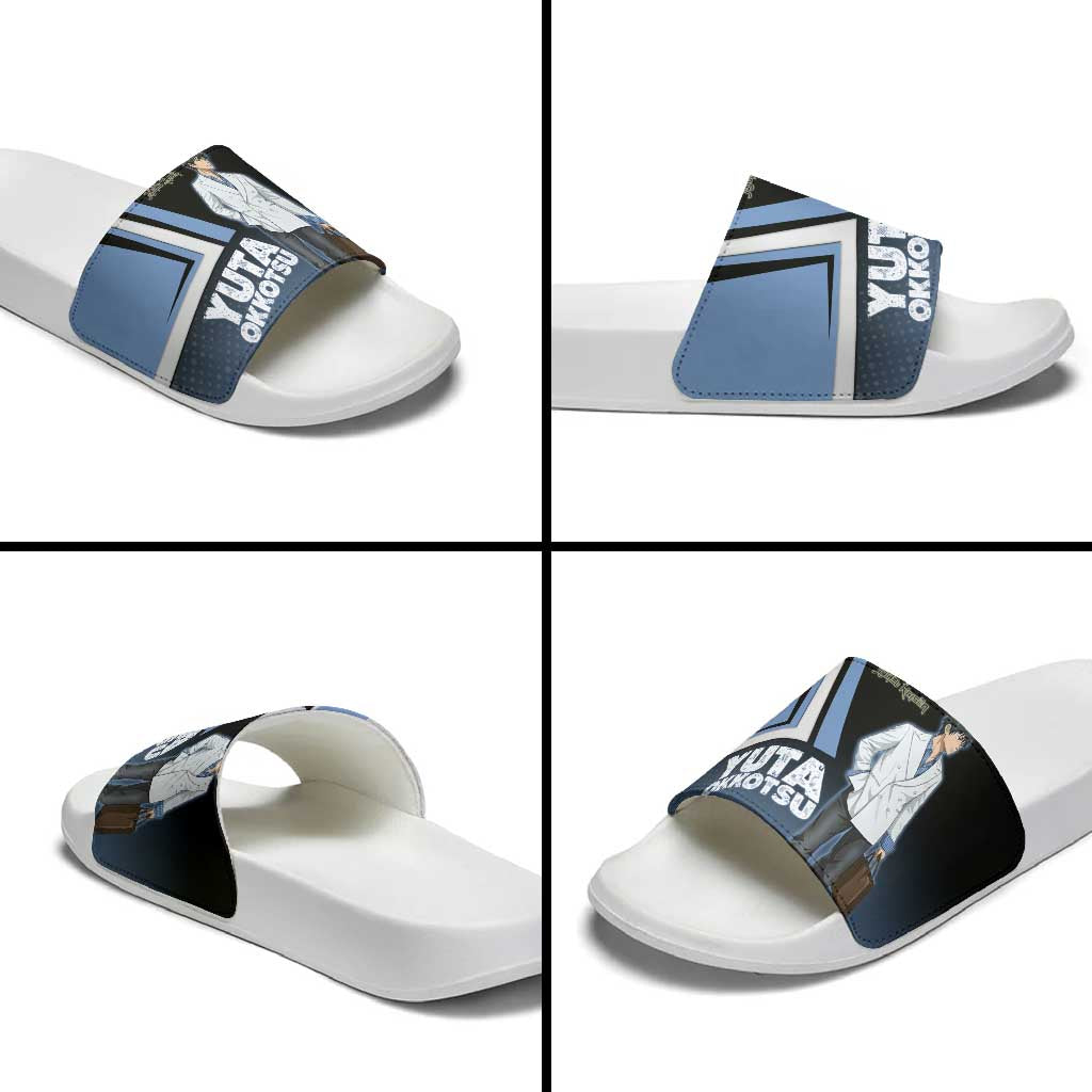 Yuta Okkotsu Slide Sandals Jujutsu Kaisen Street Style Art