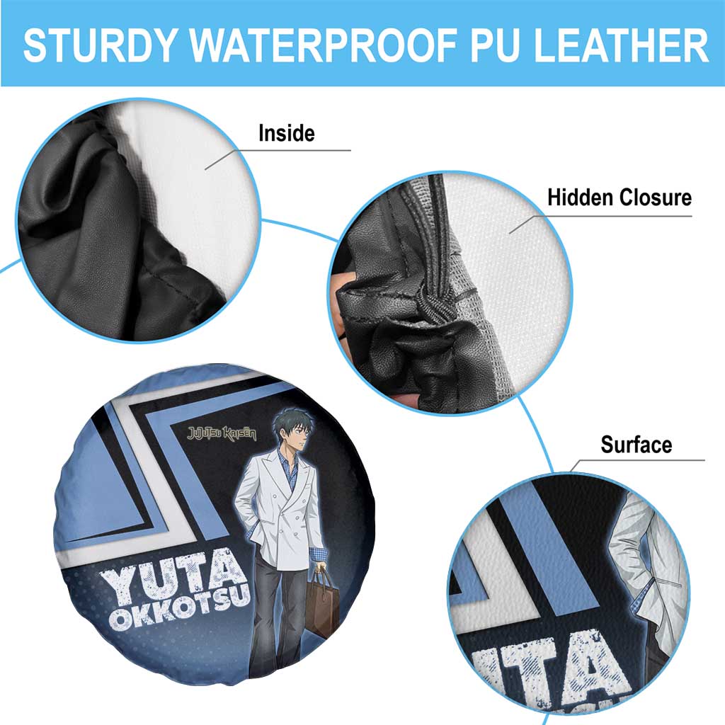 Yuta Okkotsu Spare Tire Cover Jujutsu Kaisen Street Style Art