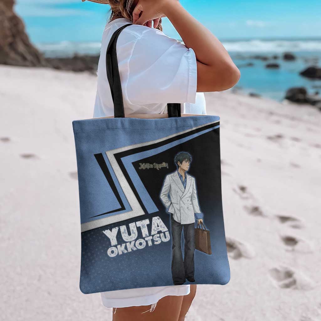 Yuta Okkotsu Tote Bag Jujutsu Kaisen Street Style Art