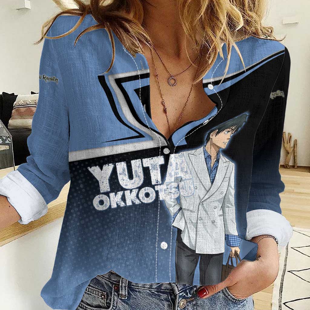 Yuta Okkotsu Women Casual Shirt Jujutsu Kaisen Street Style Art