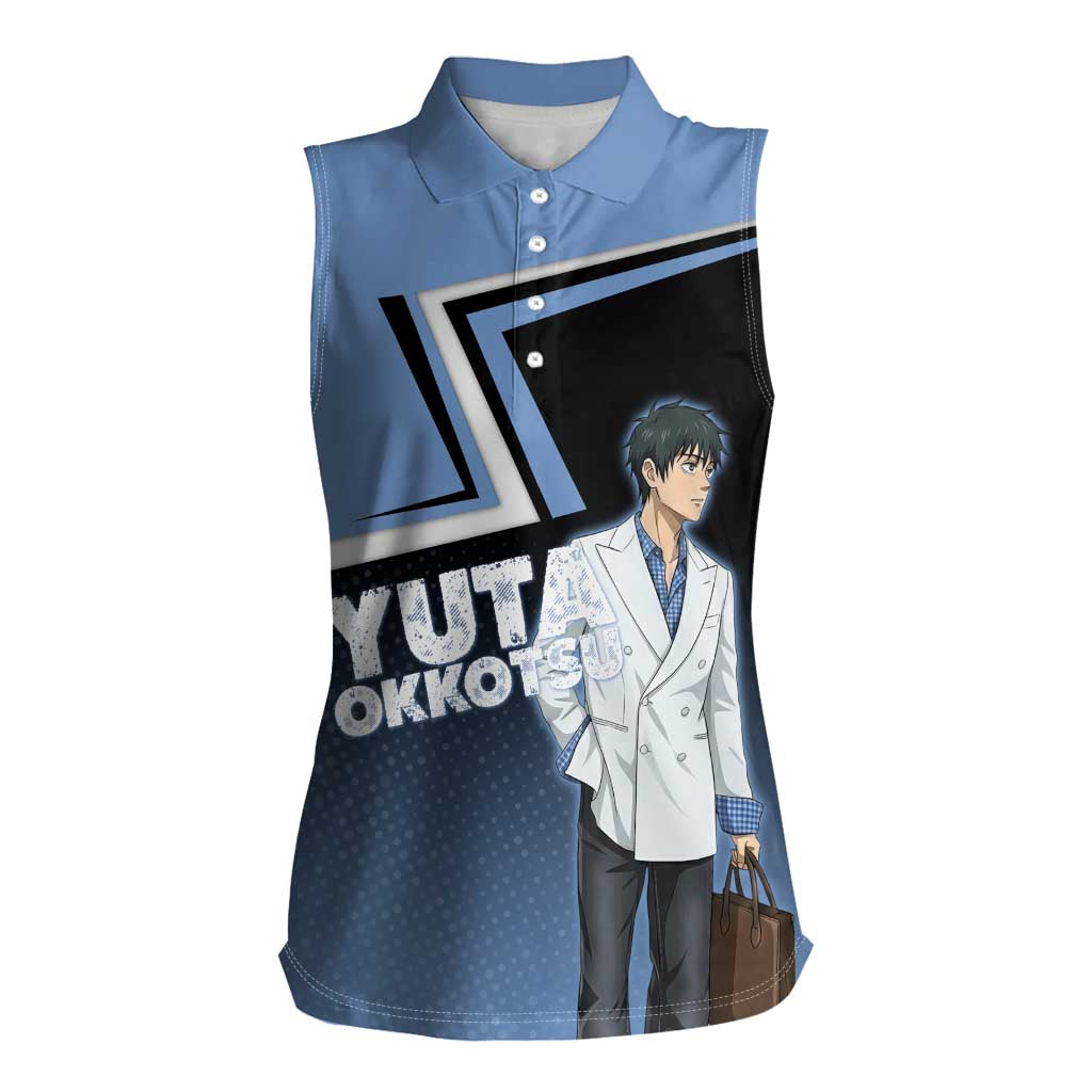 Yuta Okkotsu Women Sleeveless Polo Shirt Jujutsu Kaisen Street Style Art