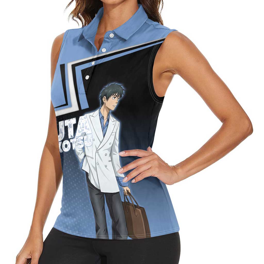 Yuta Okkotsu Women Sleeveless Polo Shirt Jujutsu Kaisen Street Style Art