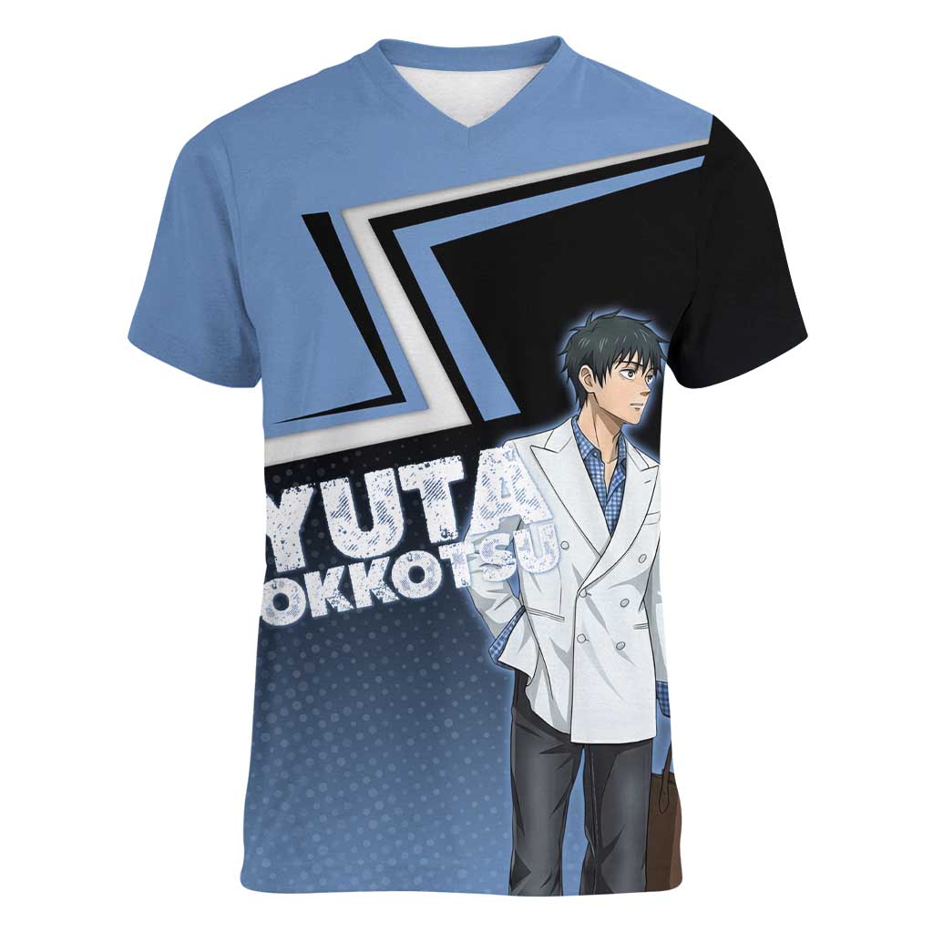 Yuta Okkotsu Women V-Neck T-Shirt Jujutsu Kaisen Street Style Art