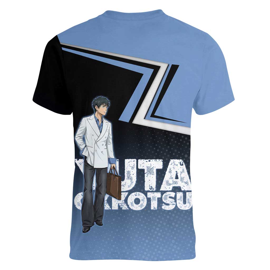 Yuta Okkotsu Women V-Neck T-Shirt Jujutsu Kaisen Street Style Art