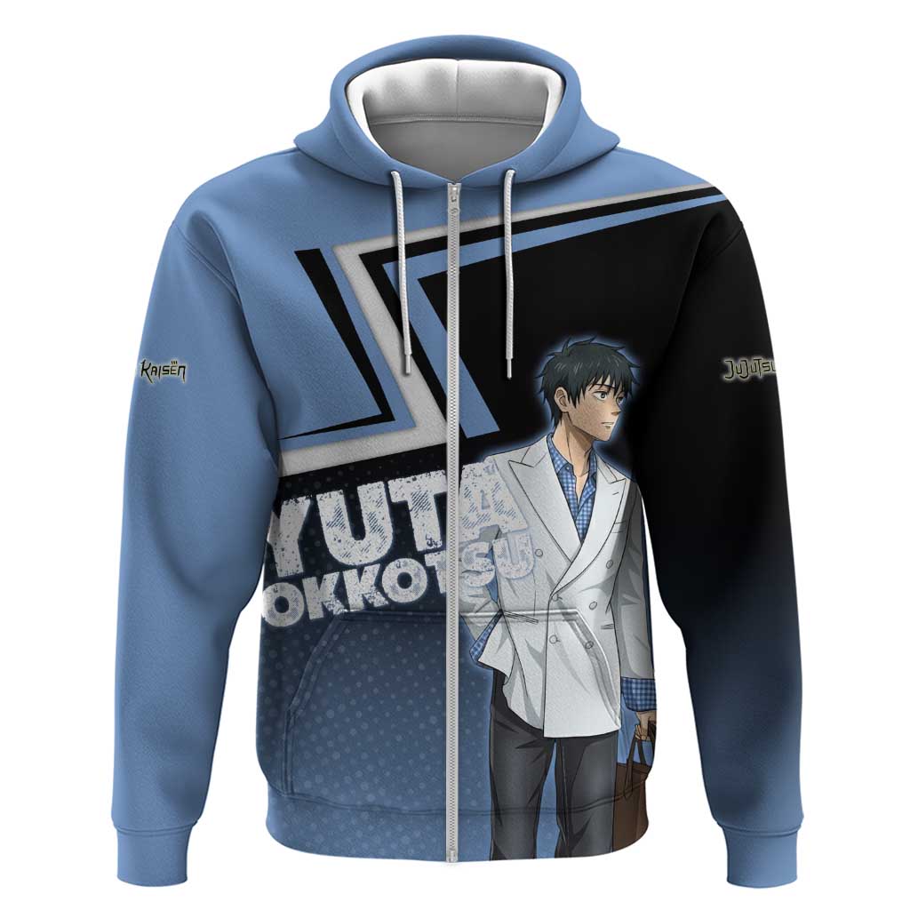 Yuta Okkotsu Zip Hoodie Jujutsu Kaisen Street Style Art